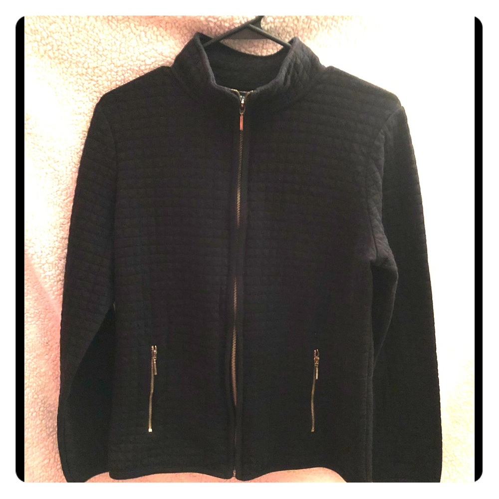Black zip up jacket